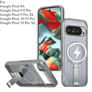 For Google Pixel 10 9 Pro Xl 10 9a Transparent Particle Heat Dissipation Pc Board Bracket Magnetic Phone Case Protective Cover Featured