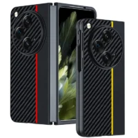 For Oneplus Open Rugger Armor Carbon Fiber Hard Plastic Caseanti Shock Skin Tpu Pc Gel Case For Oppo Find N3 N2 Featured