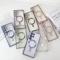 Luxury Plating For Magsafe Magnetic Wireless Charging Case For Samsung Galaxy S25 S24 S23 S22 S21 Fe Plus Note 10 20 Ultra Cover Featured Luxury Plating For Magsafe Magnetic Wireless Charging Case For Samsung Galaxy S25 S24 S23 S22 S21 Fe Plus Note 10 20 Ultra Cover Featured