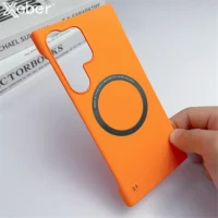 Luxury Ultra Thin Frameless Magnetic For Magsafe Case For Samsung S26 S25 Edge S24 S23 Ultra S22 Plus S21 Fe Slim Hard Matte Cap Featured