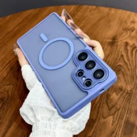 Magnetic Luxury Matte Translucent Armor Shockproof Case For Samsung Galaxy S26 S25 S24 Ultra Plus Magsafe Wireless Charge Cover Featured