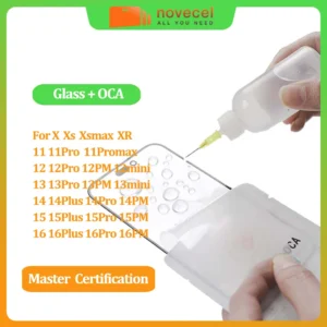 Novecel 5pc 100 Oem Quality Lcd Display Touch Panel Glass Replacement With Oca For Iphone 11 12 13 14 15 16 17 Pro Max 17air Featured