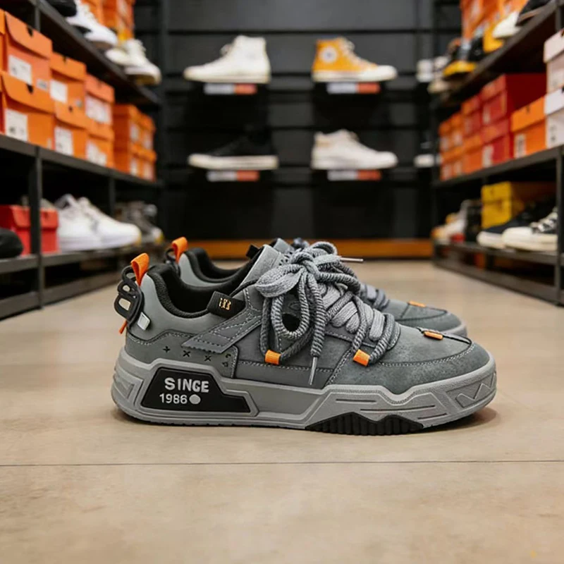 2026 Luxury Mens Vulcanized Shoes Fashion Casual Sneaker For Men Outdoor Running Platform Designer Skateboard Tenis Masculino Featured