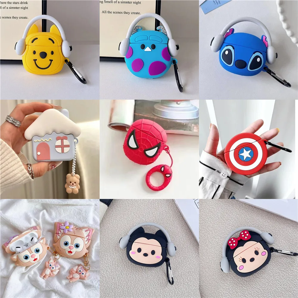 3d Cartoon Silicone Cases For Airpods 1 2 Air Pods 3rd Protective Bluetooth Wireless Earphone Charging Cover For Airpods Pro 2 Featured