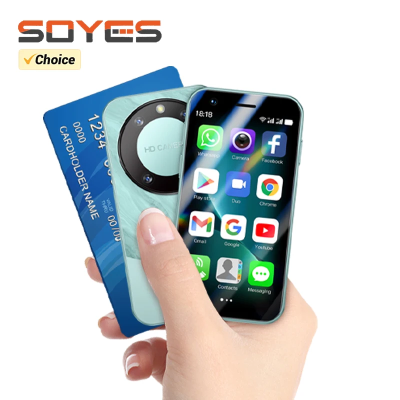 Soyes F8 Pro Max Mini Android8 1 Smartphone 3 0 Inch Display 1gb Ram 16gb Rom Dual Sim Standby Play Store 3g Network Small Phone Featured