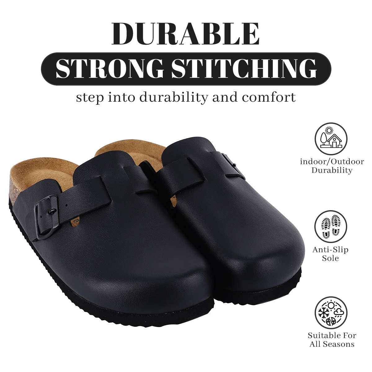 Sufu Hot Sales Cork Mules Slippers For Women Fashion Leather Clogs Shoes Classic Cork Gallery 1 Sufu Hot Sales Cork Mules Slippers For Women Fashion Leather Clogs Shoes Classic Cork Gallery 1