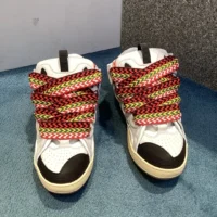 Thick Soled Dad Shoes Men Women 2026 Summer Autumn Lace Up Clunky Sneaker Casual Skateboard Shoes Mixed Color Sport Shoes Featured