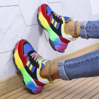 Women Sport Shoes Fashion Platform Sneakers Ladies Spring Winter Flats Running Shoes Woman Colour Lace Up Shoes Zapatos De Mujer Featured Women Sport Shoes Fashion Platform Sneakers Ladies Spring Winter Flats Running Shoes Woman Colour Lace Up Shoes Zapatos De Mujer Featured