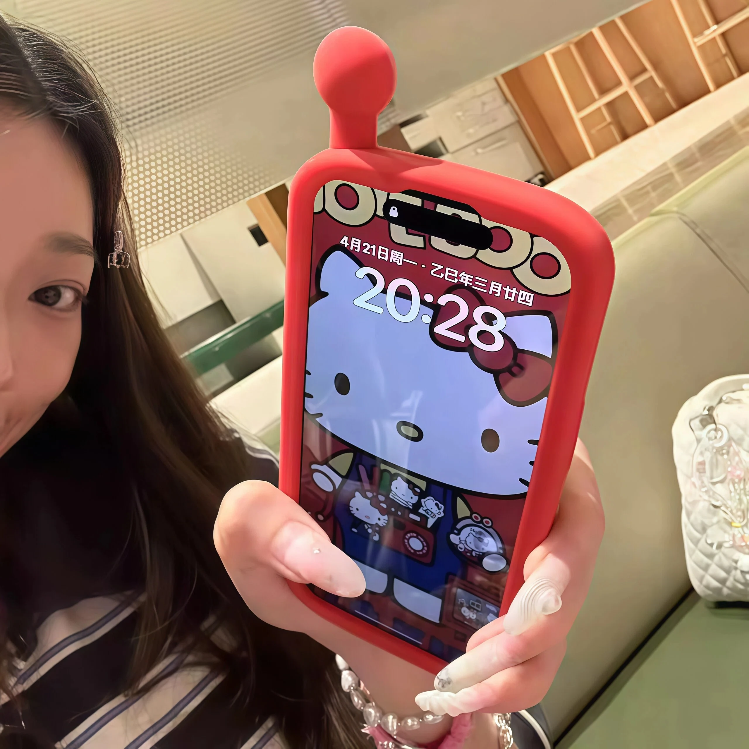 Lovely Cartoon 3d Hello Kitty Telephone Phone Case For Iphone 17 16 15 14 13 12 Pro Max Plus 17 Pro Shockproof Anime Phone Cover Gallery 3 Lovely Cartoon 3d Hello Kitty Telephone Phone Case For Iphone 17 16 15 14 13 12 Pro Max Plus 17 Pro Shockproof Anime Phone Cover Gallery 3