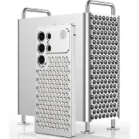 For Samsung Galaxy S23 S24 S25 S26 Ultra Metal Hollow Heat Dissipation Holes Phone Case Spring Buckle Shockproof Protect Cover Featured