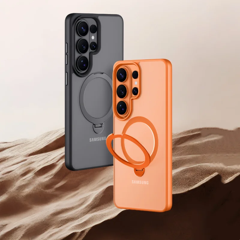 For Samsung Galaxy S26 Ultra Case Magnetic For Magsafe 360 Holder Ring Cover For Samsung S 26 S26ultra Matte Transparent Shell Featured