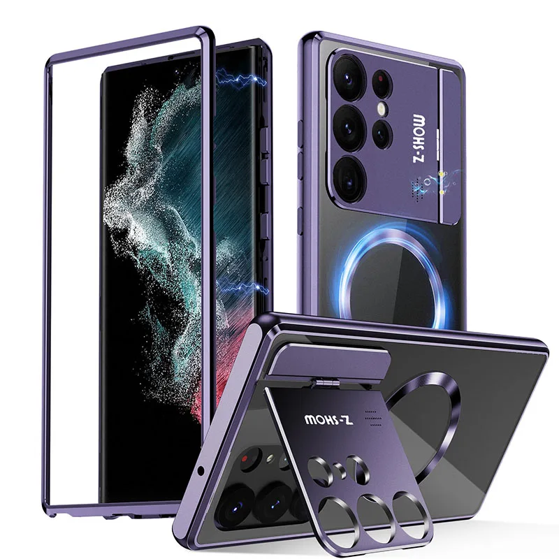 Magnetic Magsafe Fragrance Case For Samsung Galaxy S26 S25 S24 S22 S23 Ultra Aluminum Alloy Phone Holder Protective Back Cover Featured