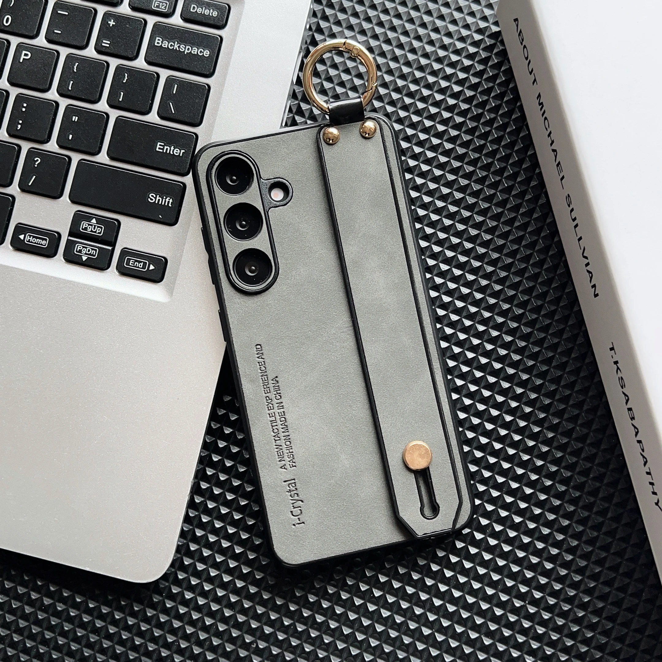 Wrist Strap Holder Sheepskin Leather Case For Samsung Galaxy S26 S25 S24 S23 S22 S21 Plus Ultra Camera Protect Shockproof Cover Featured